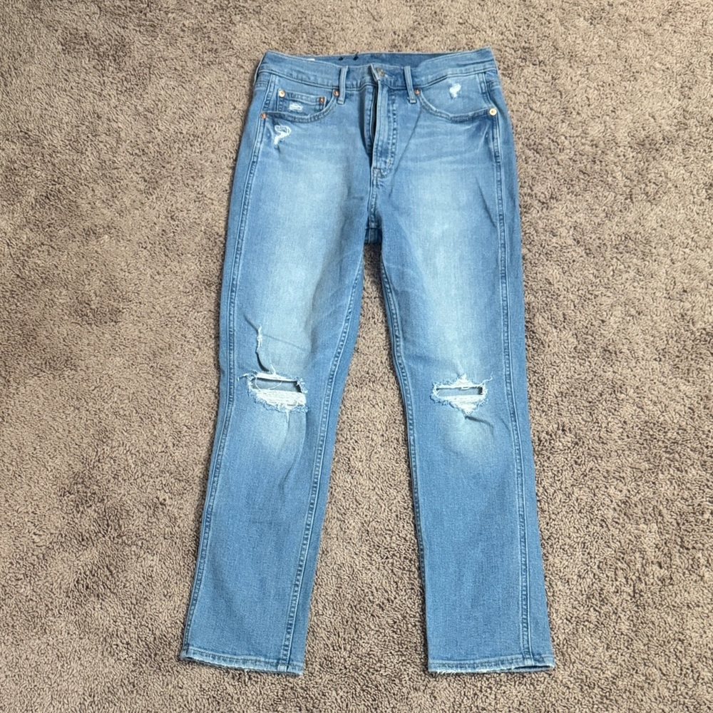 GAP Vintage Slim High-Rise Light Blue Jeans